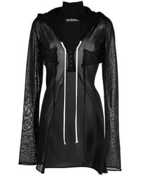 OTTOLINGER - Cut-Out Knitted Cardigan Hoodie - Lyst