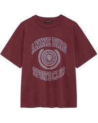 Anine Bing - Cade Tee Collegiate - Lyst