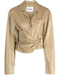Nanushka - Merano Cropped Blouse - Lyst