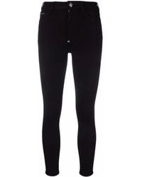 Philipp Plein - Logo-Appliqué Skinny Jeans - Lyst