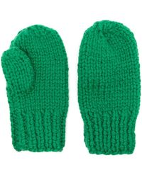 Maison Margiela - Chunky-knit Full-finger Gloves - Lyst