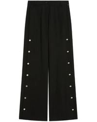 Sportmax - Edere Wool Trousers With Buttons - Lyst