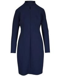 Akris - Midikleid mit Stehkragen - Lyst
