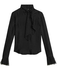 Isabel Marant - Raphaella Ruffled-Cuff Blouse - Lyst