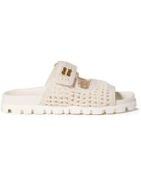 Miu Miu - Crochet Sandals - Lyst