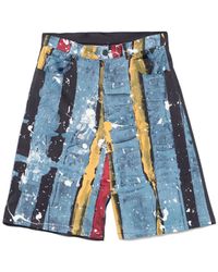 Charles Jeffrey - Striped Shorts - Lyst