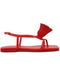 Vic Matié - Tassel-Detail Buckle-Fastening Sandals - Lyst