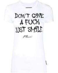 Philipp Plein - Sexy Pure Rhinestone-Embellished T-Shirt - Lyst