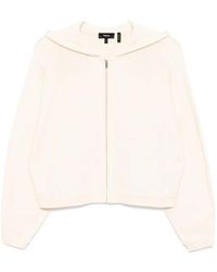 Theory - Hooded Zip-Up Jacket - Lyst