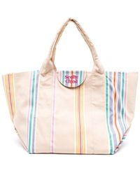 See By Chloé - Borsa Tote A Righe - Lyst