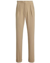 Ralph Lauren - Double-Pleated Trousers - Lyst