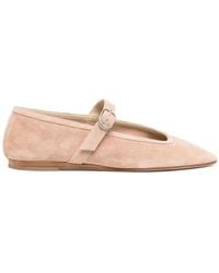 Le Monde Beryl - Mary Jane Suède Ballerina's - Lyst
