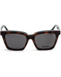 Max Mara - Brille Mit Eckigem Gestell - Lyst