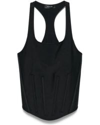 Mugler - Corset-Style Top - Lyst
