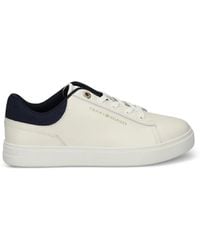 Tommy Hilfiger - レースアップ レザースニーカー - Lyst