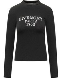 Givenchy - Ribbed Logo-jacquard Sweater - Lyst