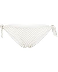 Twinset - Herringbone-Pattern Bikini Bottoms - Lyst