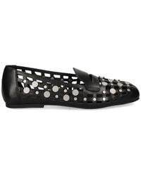 Ash - Bali Cut-Out Studded Loafers - Lyst