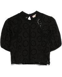 Twinset - Broderie Anglaise Blouse - Lyst
