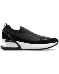 Fendi - First 1 Panelled Sneakers - Lyst