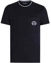 Dolce & Gabbana - Camiseta con bolsillo en el pecho - Lyst