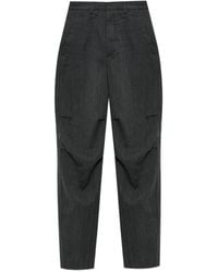 DSquared² - Herringbone-Pattern Pleated Trousers - Lyst