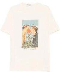 JW Anderson - Graphic-Print T-Shirt - Lyst