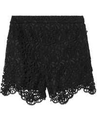 Burberry - Pantalones cortos de talle alto - Lyst