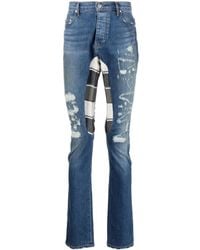 Alchemist - Distressed Skinny Jeans - Lyst