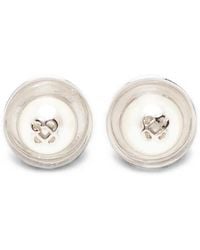 CASABLANCA - Sci-Fi Pearl Earrings - Lyst