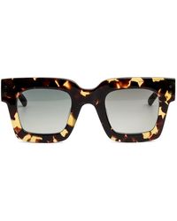 Kaleos Eyehunters - Simone 3 Tortoiseshell Square Sunglasses - Lyst