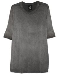 Thom Krom - 940 Raw-Cut Double-Layer T-Shirt - Lyst