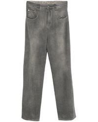 Ermanno Scervino - Geometric-Pattern Wide-Leg Jeans - Lyst
