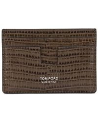Tom Ford - Kartenetui Mit Kroko-Effekt - Lyst