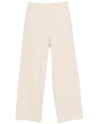 Peserico - Concealed-Fastening Wide-Leg Trousers - Lyst