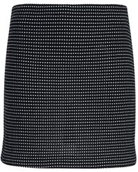 Proenza Schouler - Lawson Tweed Mini-Rok Met Stippen - Lyst