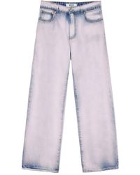 MSGM - Jeans Met Logo - Lyst