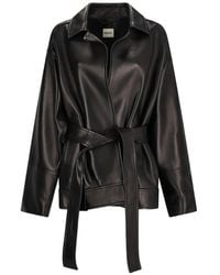 KHAITE - Alder Belted Oversized Jacket - Lyst