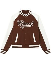 Chocoolate - Logo-Embroidered Colour-Block Bomber Jacket - Lyst