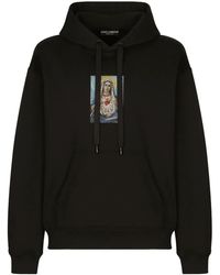 Dolce & Gabbana - Hoodie Mit Grafischem Print - Lyst