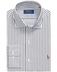 Polo Ralph Lauren - Striped-Pattern Embroidered-Logo Shirt - Lyst