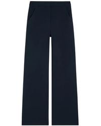 Veronica Beard - Tonelli Pocket Wide-Leg Trousers - Lyst