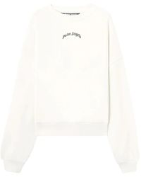 Palm Angels - Curved-Logo Sweatshirt - Lyst