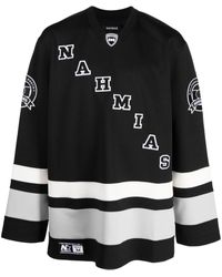 NAHMIAS - Logo-patches Hockey Jersey T-shirt - Lyst