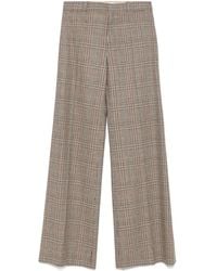 Chloé - Prince Of Wales-Check Trousers - Lyst