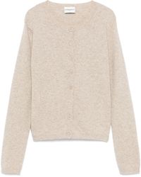 Claudie Pierlot - Logo-Embroidered Wool Cardigan - Lyst