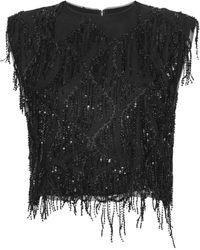 ROTATE BIRGER CHRISTENSEN - Sequin Top - Lyst
