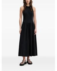 Abercrombie & Fitch - A-Line Halterneck Midi Dress - Lyst