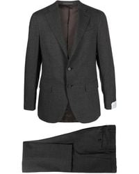 Caruso - Single-Breasted Wool Suit - Lyst