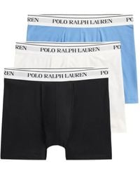 Polo Ralph Lauren - Elasticated-Waistband Boxers (Pack Of Three) - Lyst